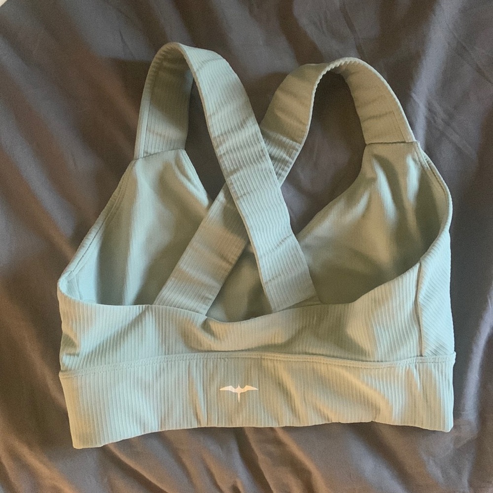 The LAPA ribbed sports bra - shallow water M